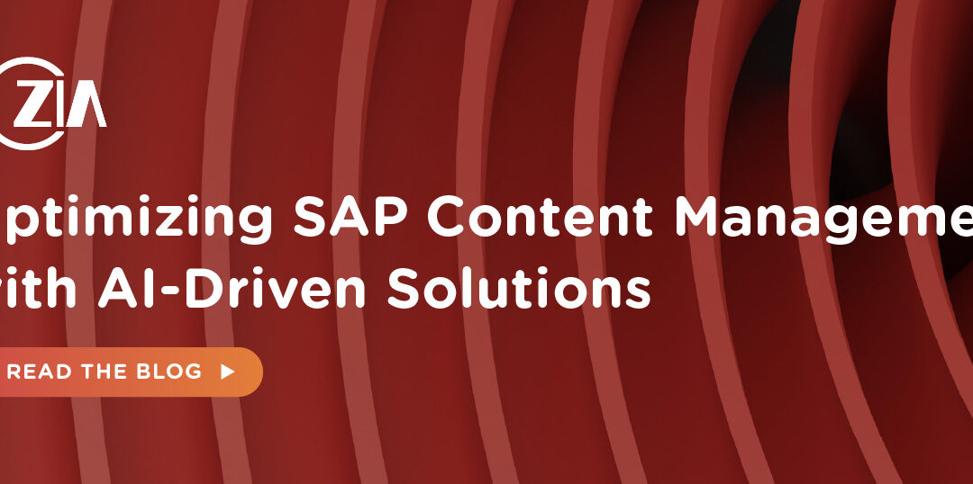 Optimizing SAP Content Management with AI