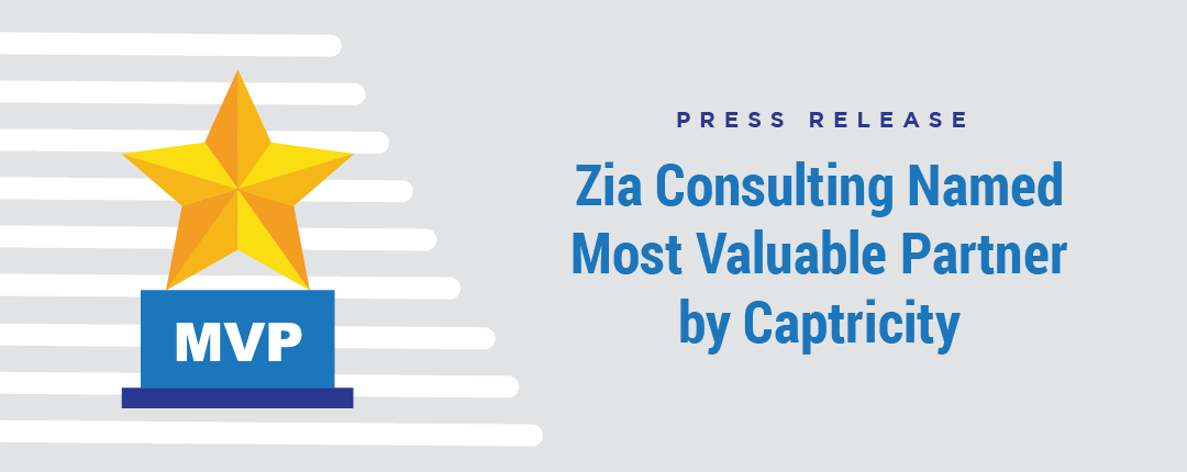 Zia Consulting Named Most Valueable Partner by Captricity