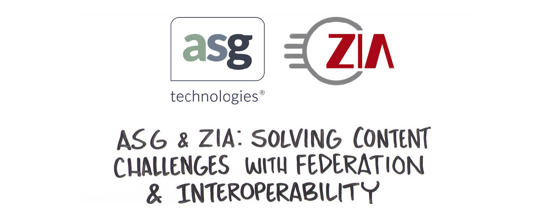 ASG & ZIA: Solving Content Challenges with Federation & Interoperability