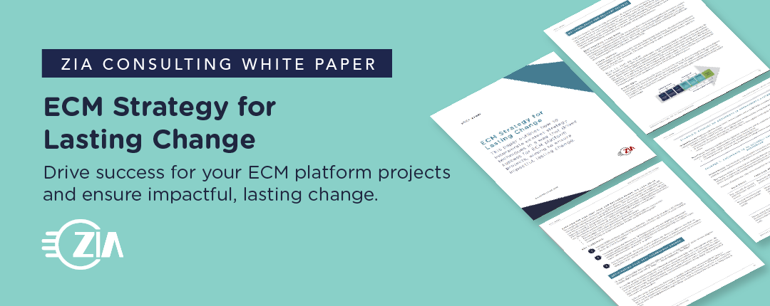 White Paper: ECM Strategy for Lasting Change
