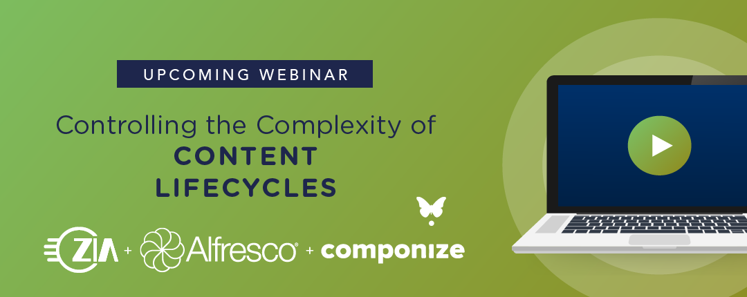 Upcoming Webinar: Controlling the Complexity of Content Lifecycles