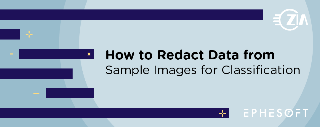 How to Redact Data from Sample Images for Classification