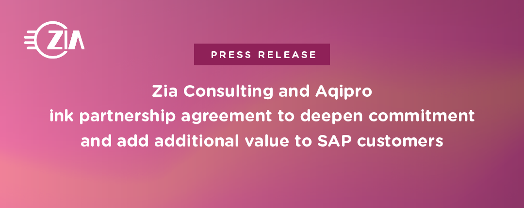 Zia Consulting Partners with AqiPro